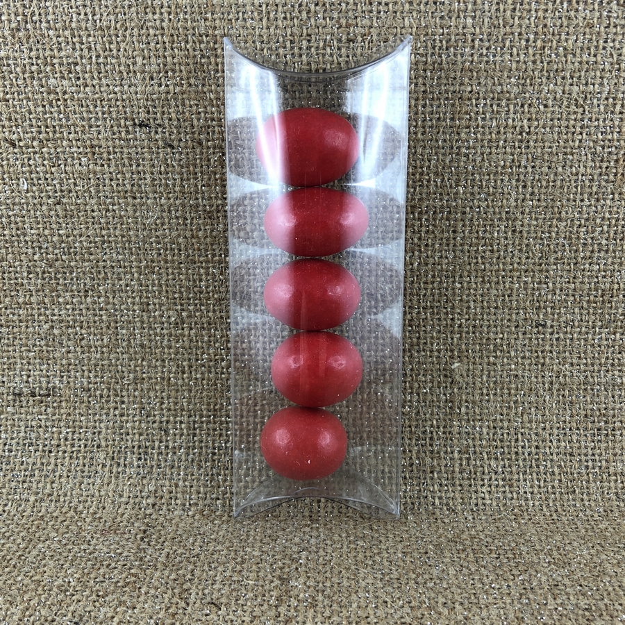 Scatolina tubo trasparente 7 confetti laurea